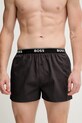 BOSS pamut boxeralsó 2 db 50545913 fekete AW25