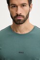BOSS t-shirt zielony 50545930