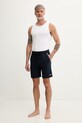BOSS loungewear šortky pánské bavlněné s elastanem Unique Shorts CW 50545942 námořnická modř SS26