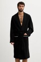 BOSS halat de baie din bumbac uni negru 50545943