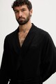 BOSS halat de baie din bumbac negru 50545943