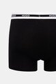 HUGO bokserki męskie bawełniane z elastanem BOXER BR PLANET DES 3-pack 50545674 czarny
