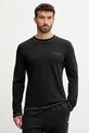 Хлопковый пижамный лонгслив Guess хлопок чёрный U5RI00.KCAM1