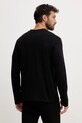 Odzież United Colors of Benetton longsleeve piżamowy bawełniany 30964M021 czarny