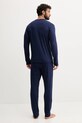 Βαμβακερές πιτζάμες United Colors of Benetton μπλε 3VD04P02W