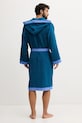 United Colors of Benetton halat de baie din bumbac 6ORD2801R turcoaz AW25