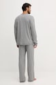 Diesel set de pijama de bumbac SET-NOLAN-D-CORE gri A19349.0PJBB