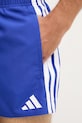 adidas pantaloni scurți de baie 3-Stripes albastru JX5024