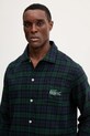 Lacoste piżama bawełniana 4H5049 granatowy