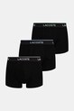Μποξεράκια Lacoste 3-pack εφαρμοστό σορτς μπόξερ μαύρο 5H4967