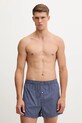 Lacoste bokserki bawełniane 3-pack bawełna granatowy 7H2389