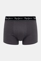 Odzież Pepe Jeans bokserki 3-pack PMU11192 czarny