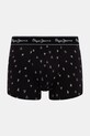 Pepe Jeans bokserki 3-pack czarny PMU11192