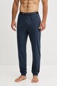 Tommy Hilfiger pantaloni pijama bumbac uni bleumarin UM0UM03532