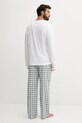Tommy Hilfiger piżama bawełniana UM0UM03663 biały AW25