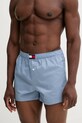 Tommy Hilfiger boxeri de bumbac 3-pack albastru UM0UM03613