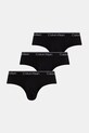 Calvin Klein Underwear slipy 3-pack dzianina czarny LV00NB4408