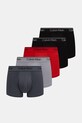 Bokserice Calvin Klein Underwear 5-pack bez uzorka crvena LV00NB4412