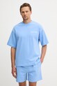 Calvin Klein Underwear piżama dwuczęściowa męska bawełniana niebieski LV00NM2949