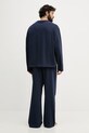 Calvin Klein Underwear dvojdielne pyžamo pánske bavlnené tmavomodrá LV00NM2950