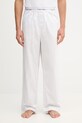 Calvin Klein Underwear spodnie piżamowe męskie bawełniane biały LV00NM2830