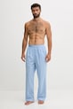 Βαμβακερό παντελόνι πιτζάμα Calvin Klein Underwear βαμβάκι μπλε LV00NM2830