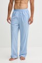 Ρούχα Βαμβακερό παντελόνι πιτζάμα Calvin Klein Underwear LV00NM2830 μπλε