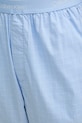 Βαμβακερό παντελόνι πιτζάμα Calvin Klein Underwear μπλε LV00NM2830