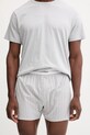 Бавовняна піжама Calvin Klein Underwear сірий LV00NM2906