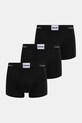 Боксери Calvin Klein Underwear 3-pack трикотаж чорний LV00NB4476