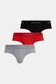 Calvin Klein Underwear slipy 3-pack dzianina czerwony LV00NB4563