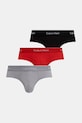 Слипы Calvin Klein Underwear 3 шт трикотаж красный LV00NB4563