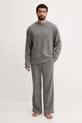 Хлопковая пижама Calvin Klein Underwear хлопок серый LV00NM2951