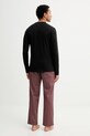 Calvin Klein Underwear piżama bawełniana czarny LV00NM2956