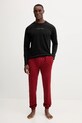 Calvin Klein Underwear piżama wzorzyste czarny LV00NM2957