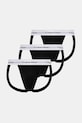 Calvin Klein Underwear jockstrap 3-pack dzianina czarny LV00NB4382