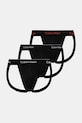 Jockstrapy Calvin Klein Underwear 3-pack pletenina černá LV00NB4382