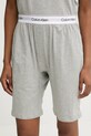 Βαμβακερές πιτζάμες Calvin Klein Underwear γκρί LV00NM2960