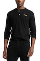 Піжамний лонгслів Polo Ralph Lauren аплікація чорний 714950609