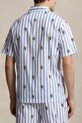 Bavlnená pyžamová košeľa Polo Ralph Lauren 714981415 modrá SS26