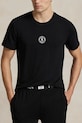 Polo Ralph Lauren t-shirt piżamowy bawełniany bawełna czarny 714P01951