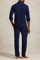 Bavlněné pyžamo Polo Ralph Lauren 714P01952 námořnická modř AW25