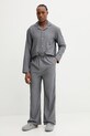 Tommy Hilfiger piżama bawełniana bawełna szary UM0UM03694