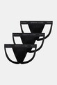 Εσώρουχο jockstrap Tommy Hilfiger 3-pack πλεκτό ύφασμα μαύρο UM0UM03384