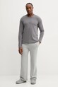 BOSS longsleeve lounge 50550484 gri AW25