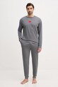 HUGO pijama GALAXY_LONG SET set gri 50549188
