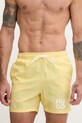 HUGO plavecké šortky pánske PAOLO 50545464 žltá SS26
