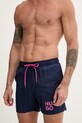 HUGO plavecké šortky pánske PAOLO 50545464 tmavomodrá SS26