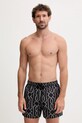 HUGO szorty kąpielowe Planet friendly czarny 50549882