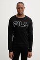 Fila piżama bawełniana FPW1235 czarny AW25